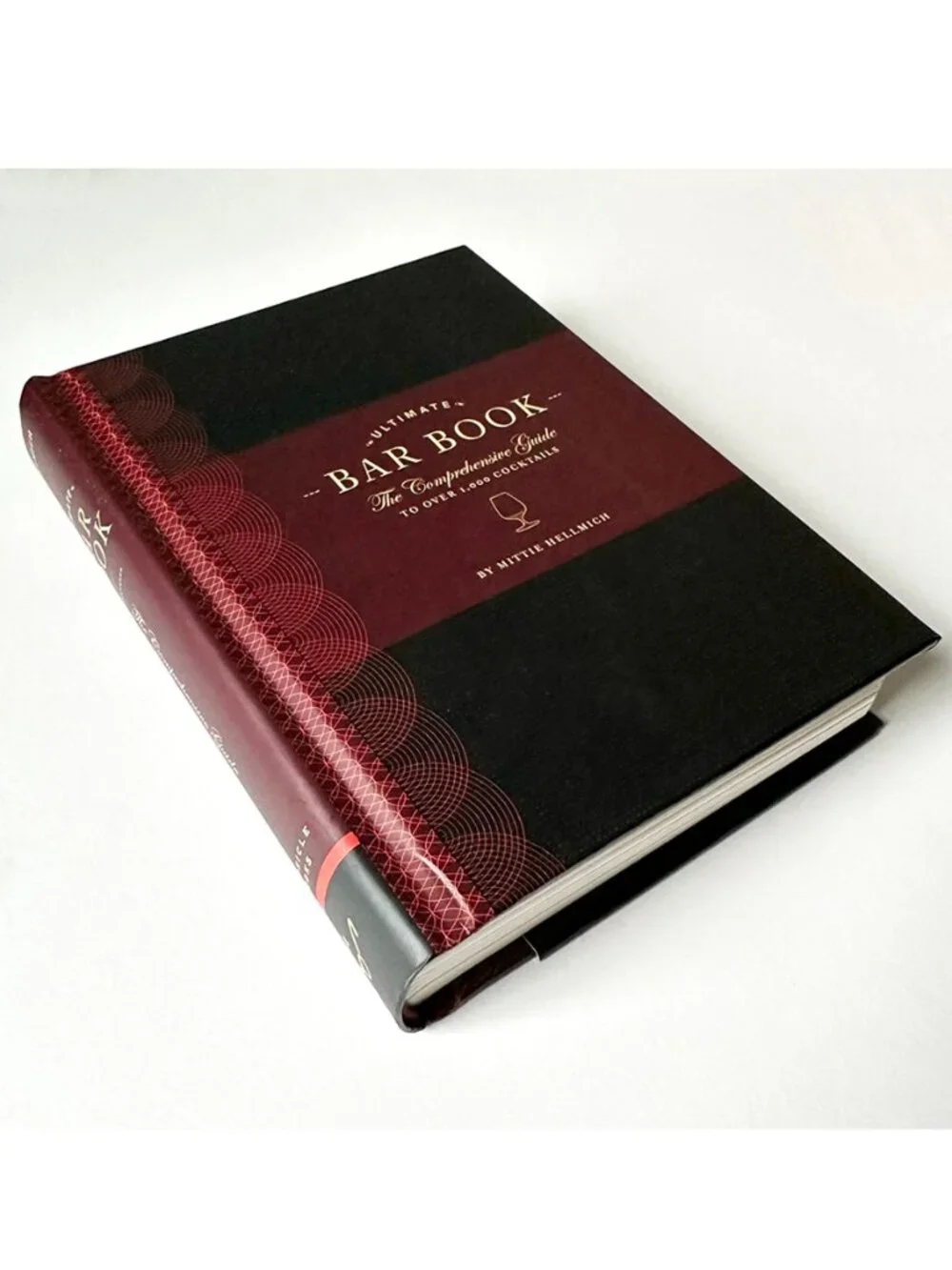 Ultimate Bar Book 1000+ Cocktails Mittie Hellmich Hardcover Cocktail Guide